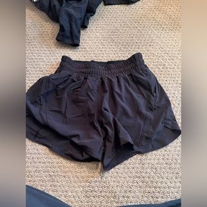 Black lululemon shorts